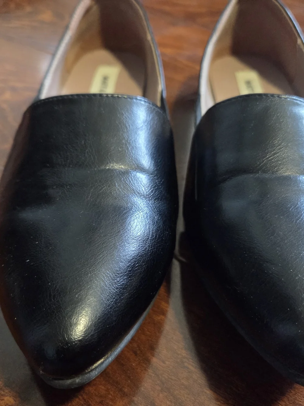 Matt & Nat Black Slip-On Vegan Leather Loafers - Picture 4 of 4